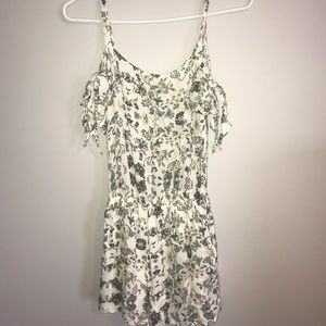 green and white Nordstrom Rack romper